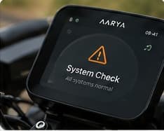 A system check message on the cluster